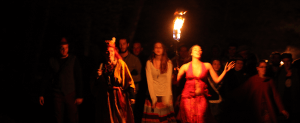 Rites of Spring Fire Procession