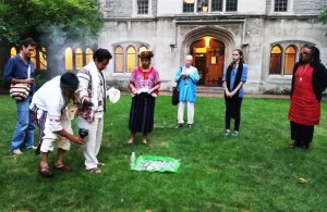 Mesoamerican indigenous ceremony at Union Theological Seminary
