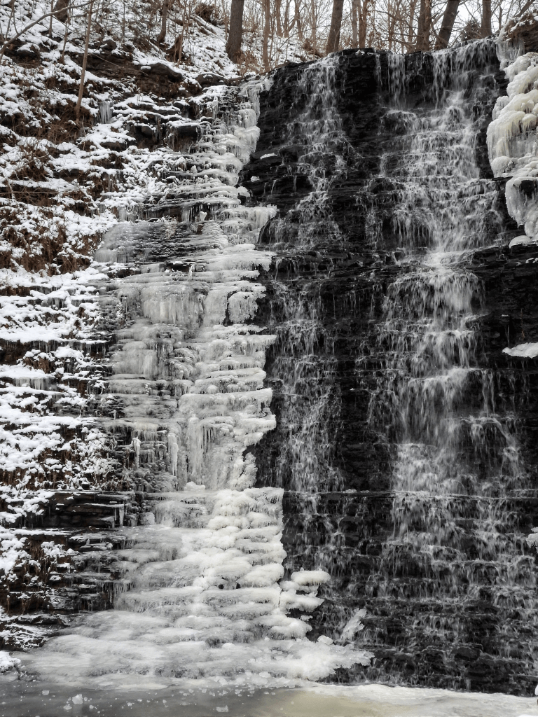 frozen falls